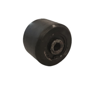 Roller, rubber, double bearing 90mm OD  harvest