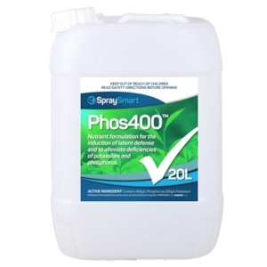 Agricultural machinery or equipment wholesaling: Phos400™ Plant Nutrient 20L/ 30kg (Non-DG)