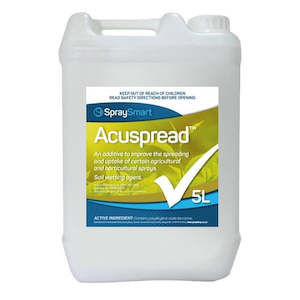 Agricultural machinery or equipment wholesaling: SpraySmart Acuspread 1000 5L (Non-DG)