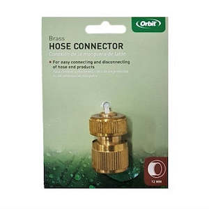 Hose Connector 12mm Brass