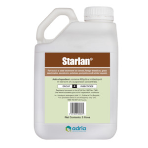 Agricultural machinery or equipment wholesaling: Starlan 600 Seed treatment 20L