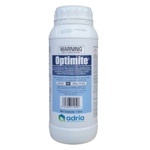 Agricultural machinery or equipment wholesaling: Optimite 1L Miticide & Whitefly Insecticide