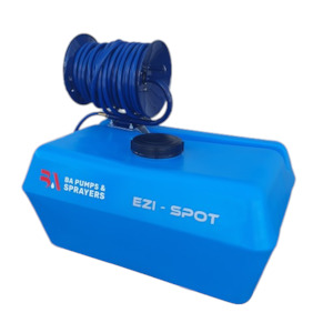 Agricultural machinery or equipment wholesaling: Deckmount Sprayer Ezi-Spot 100L 12V 107psi 30M reel