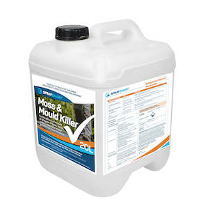 Spraysmart Moss & Mould Killer 20L mix 1:50