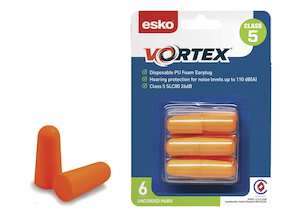 Vortex uncorded earplug 26dB 6 pairs