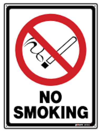 Sign No Smoking