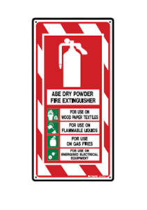 Agricultural machinery or equipment wholesaling: Sign Fire Extinguisher 200x400mm