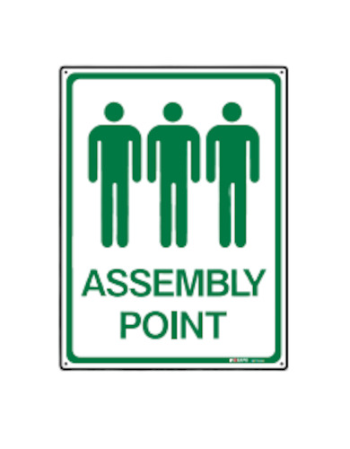 Sign. Assembly Point 225x300mm