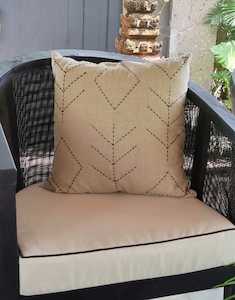 Linen Cushion Cover - Symbol Stitch