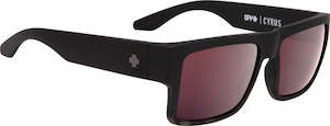 SPY Sunglass Cyrus - Matte Black/Smoke Tort fade