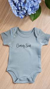 Pregnancy announcement onesie