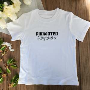 Infant/child round neck Tee - Promoted to Big Brother