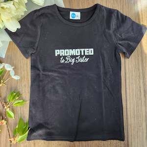 Child round neck Tee - Promoted to Big Sister