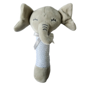 Elephant Snuggle Rattle