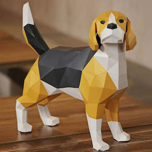 On Sale: Papercraft Origami kit - Beagle