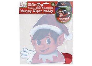 On Sale: Elfie, the Christmas waving wiper buddy!