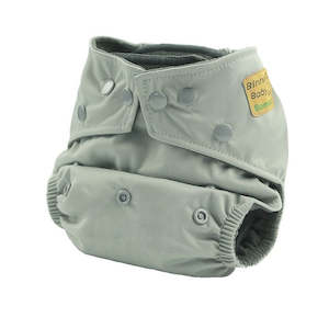 Grey Bamboo Reusable Nappy