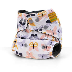 Reusable Nappies: Butterfly Bamboo Reusable Nappy