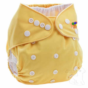 Reusable Nappies: Yellow Cloth Reusable Nappy