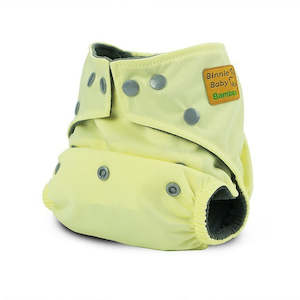 Reusable Nappies: Yellow Bamboo Reusable Nappy