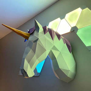 Room Decor: Papercraft Origami kit - Unicorn