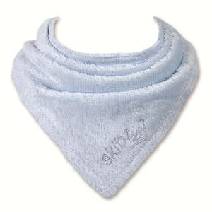 Skibz Dribble Bandana Bib - Organic Blue