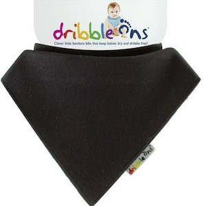 Dribble Ons Classic Bandana Bib - Black