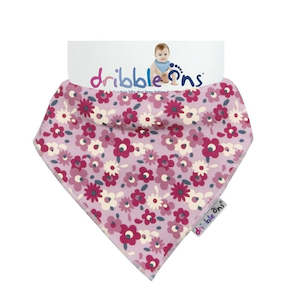 Dribble Ons Designer Bandana Bib - Floral Ditsy