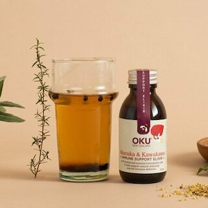 Healthcare: Oku Immune Support Elixir - Manuka and Kawakawa