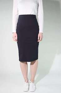 Jaclyn M Aubrey Ponti Skirt Navy