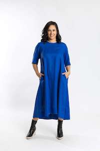 Womenswear: Deeanne Hobbs Maisey Dress Electric Blue