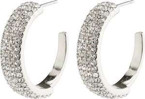 Pilgrim Aspen Hoops Silver