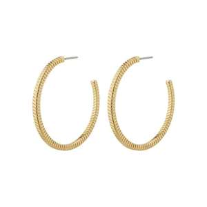 Pilgrim Lidia Hoop Earrings Gold