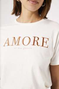 Womenswear: Garcia T-Shirt SS Off White