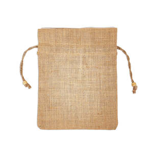 Ecobags Natural Jute Drawstring Bag