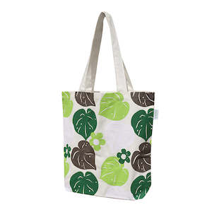 Ecobags Printed Canvas Tote Bag - Kawakawa Leaf