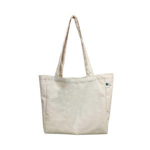 Ecobags Fairtrade Organic Canvas Natural Tote Bag with Extra Capacity