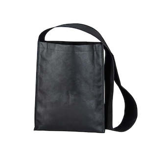 Ecobags Non-Woven Messenger Bag in Black