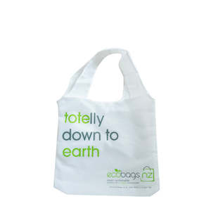 Ecobags Polyester 'Totelly Down to Earth' Fold-Away Bag