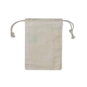 Ecobags Small Natural Calico Drawstring Bag