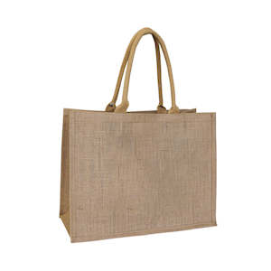 Jute: Ecobags Natural Jute Shopping Bag