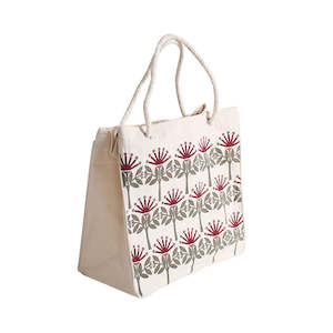 Ecobags Designer Reusable Shopping Bag - Kiwiana Pohutukawa