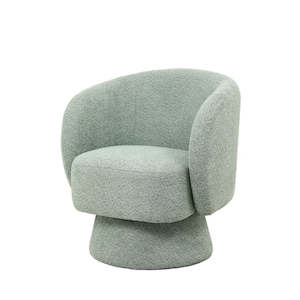 Krona swivel armchair in sage