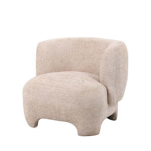 Furniture: Krona lounge chair in natural