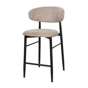 Aragon counter stool in latte