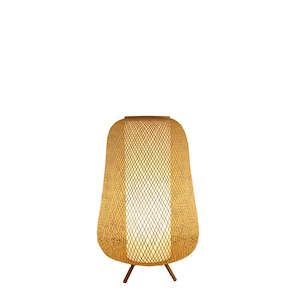 Krona bamboo floor lamp