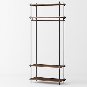 Moebe Shelving System Walnut - Wardrobe B