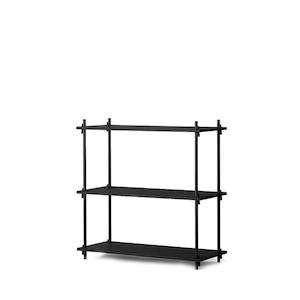 Moebe Shelving System - Low Black