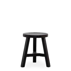 Parq Stool - Black Round