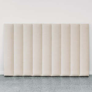 Super king panel headboard in eames alabaster